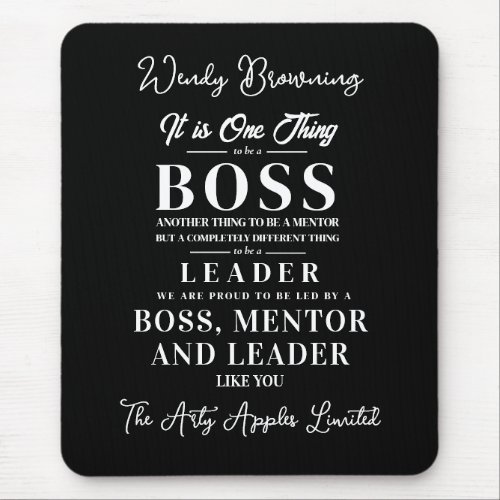 Boss appreciation week  mouse pad