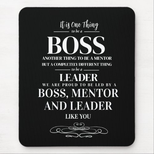 Boss appreciation week  mouse pad