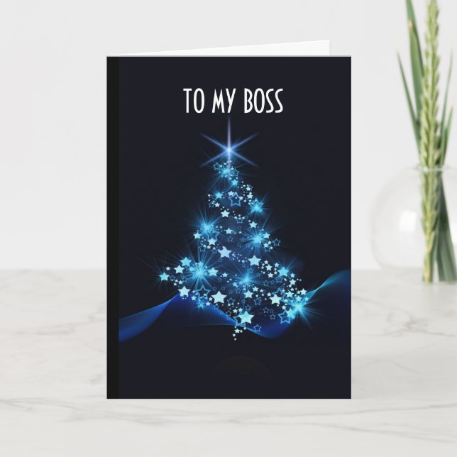 **BOSS** AT CHRISTMAS HOLIDAY CARD (Front)