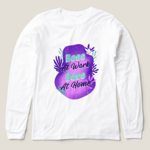 Boss At Work Boss At Home Working Mom T-shirt Tri-Blend Shirt