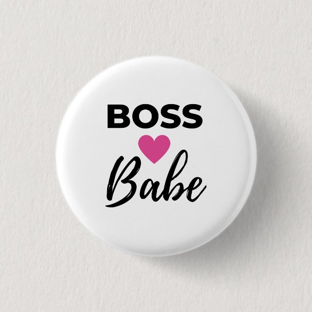 Boss Babe 2 Button (Front)