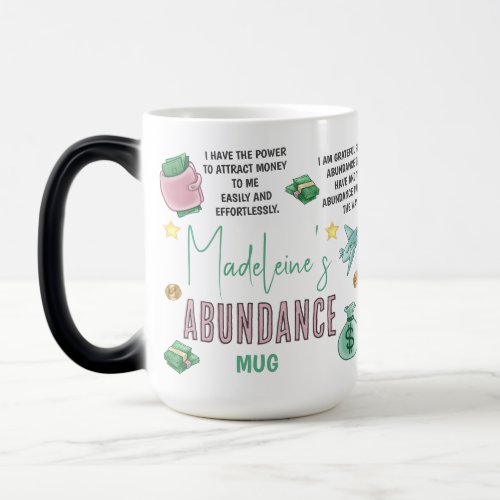 Boss Babe Abundance Money Mindset Affirmations Magic Mug