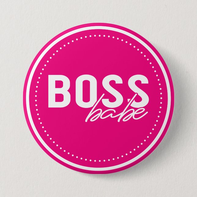 Boss Babe Button (Front)