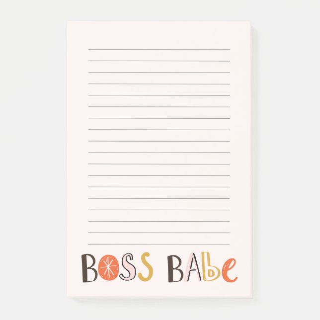 Boss Babe Custom Magnetic Notepad (Front)