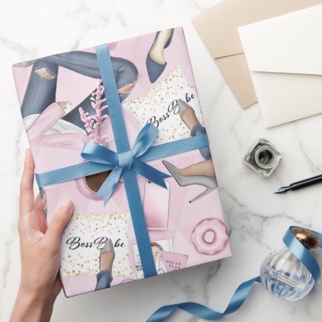 Boss Babe,  Girl Power Wrapping Paper (Gifting)