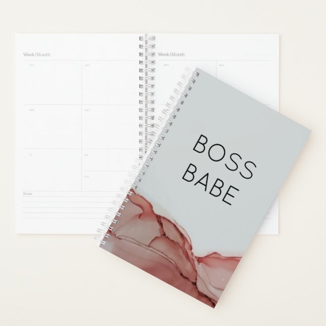 Boss Babe Modern Woman's Pink Ink Planner (Display)