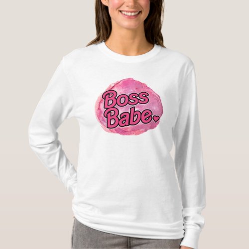 Boss Babe Pink Shirt