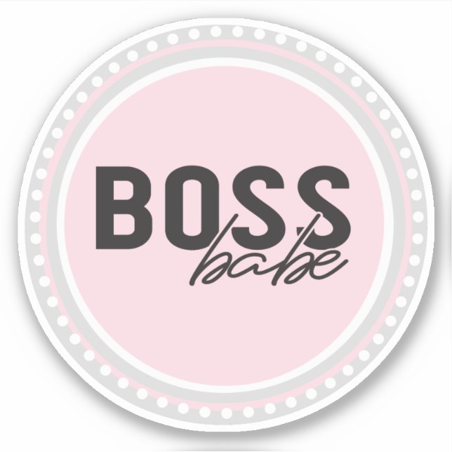 Boss Babe Sticker (Front)