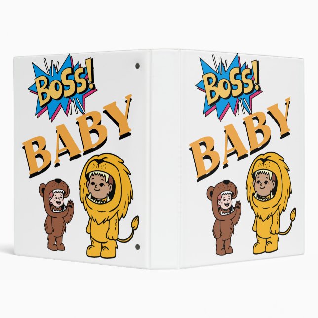 BOSS BABY 3 RING BINDER (Background)