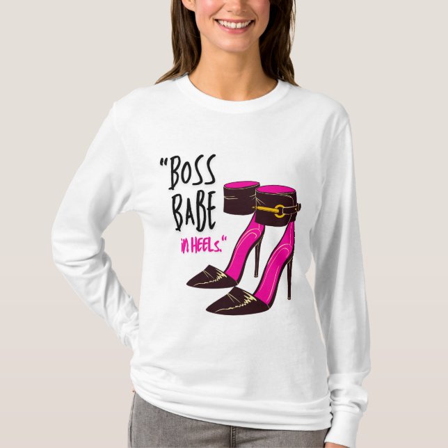 boss baby in heels T-Shirt (Front)
