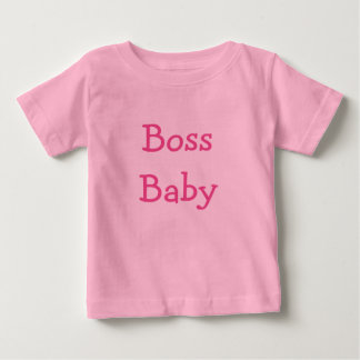 Boss Baby (Pink Letters)* Baby T-Shirt