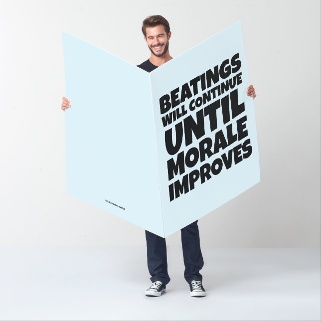 BOSS BIRTHDAY FUNNY BIGGEST GIANT CARDS CARD (In Situ)