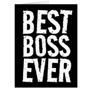 BOSS BIRTHDAY JUMBO BIG JUMBO GREETING CARD