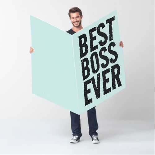 BOSS BIRTHDAY JUMBO GINAT OVERSIZED CARD