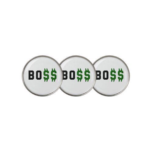 Boss Bo Golf Ball Marker