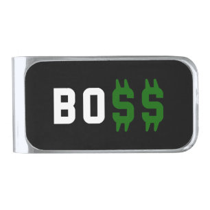 Boss, Bo$$ Silver Finish Money Clip