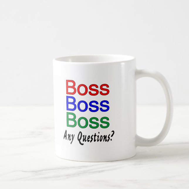 Boss Boss Boss Coffee Mug (Right)