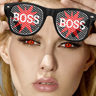 BOSS BOSS retro Shades / Fun Party Sunglasses