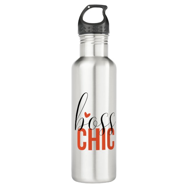 Boss Chic water bottle (Front)