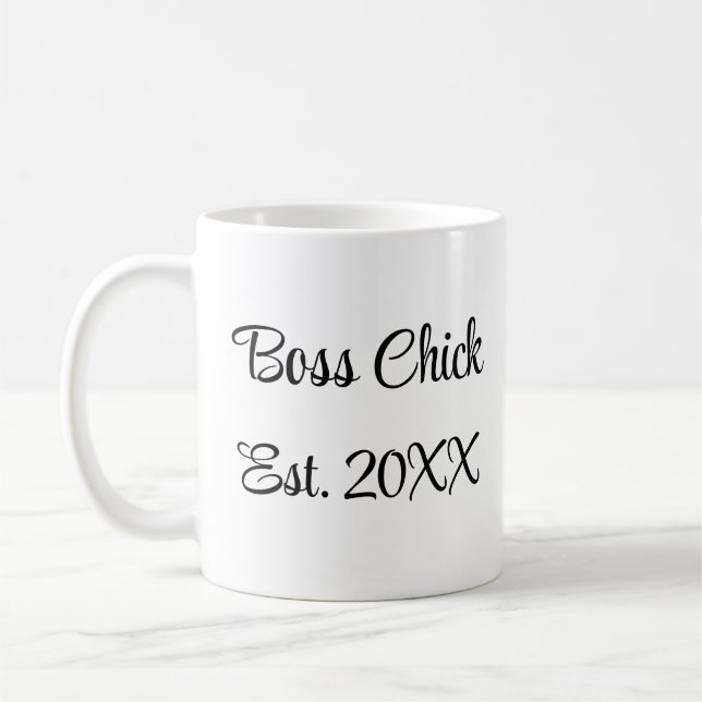 Boss Chick  Coffee Mug (Left)