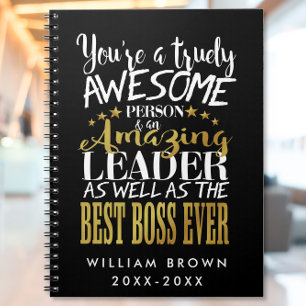 BOSS DAY, Boss Week, Boss gift, BOSS Notebook