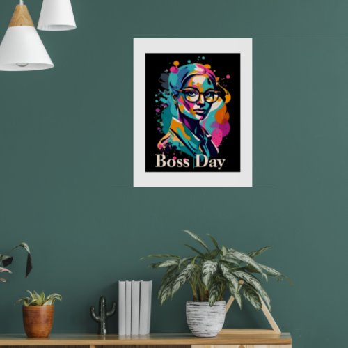 Boss Day Female Boss Poster