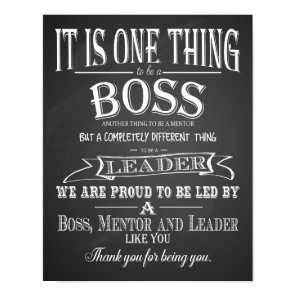 Boss Day thank you gift retirement office decor
