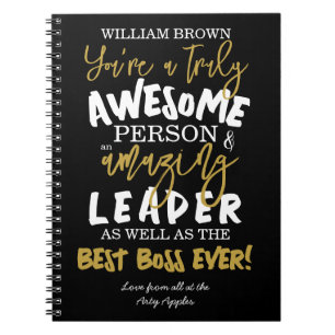 BOSS DAY, Week, amazing Boss gift christmas Notebook