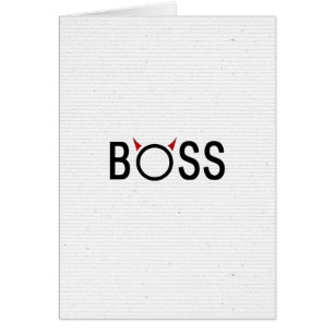 Boss Devil Horns Cards