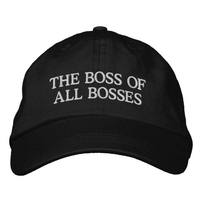Boss. Embroidered Baseball Cap (Front)
