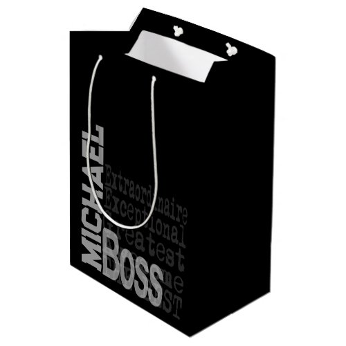 Boss Extraordinaire CUSTOM Medium Gift Bag