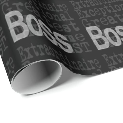 Boss Extraordinaire Wrapping Paper