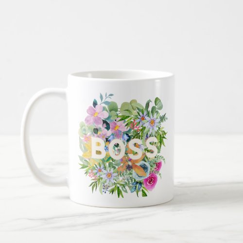 Boss Floral Mug