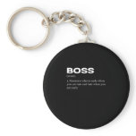 Boss Funny Definition Happy Boss's Day Keychain Boss Funny Definition Happy Boss's Day Keychain