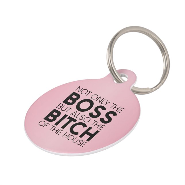 Boss - Funny Dog Tag (Side)