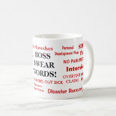 Boss Gift - Funniest Boss Joke Mug - Swear Words | Zazzle