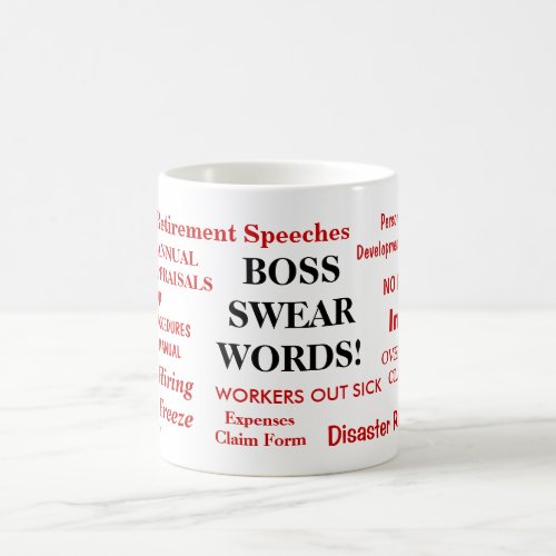 Boss Gift _ Funniest Boss Joke Mug _ Swear Words