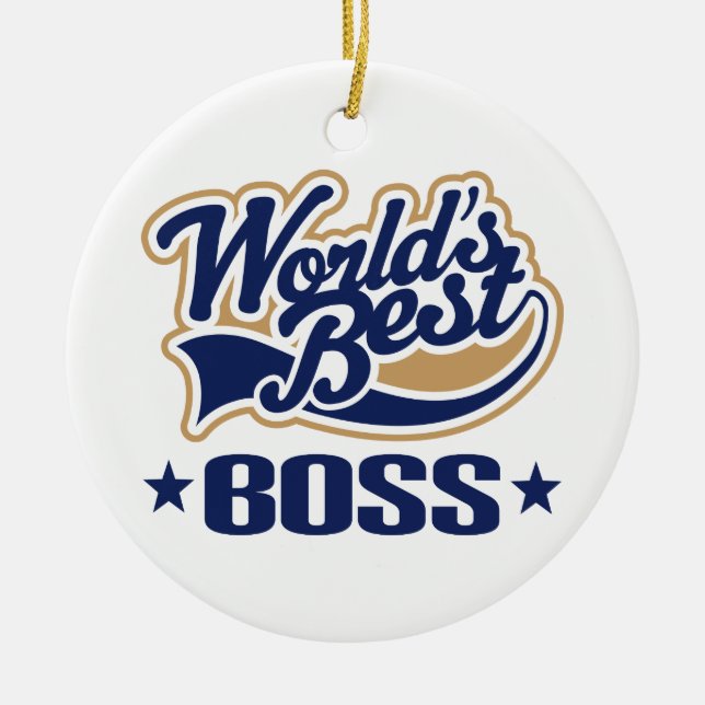 Boss Gift Ornament (Front)
