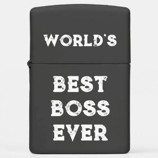 Boss Gifts World's Best Boss Ever Zippo Lighter