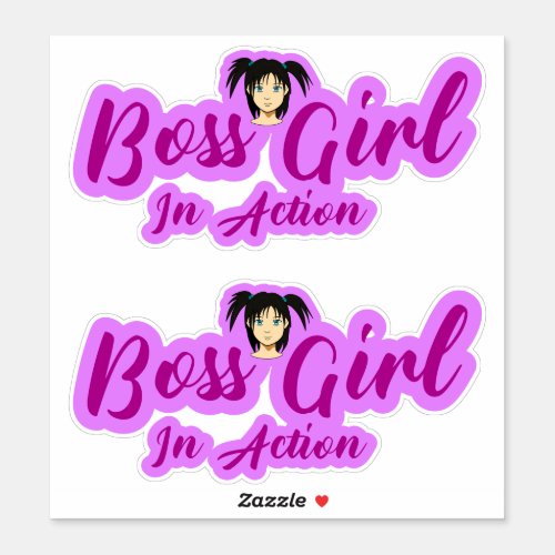 Boss Girl  Office Humor   Sticker