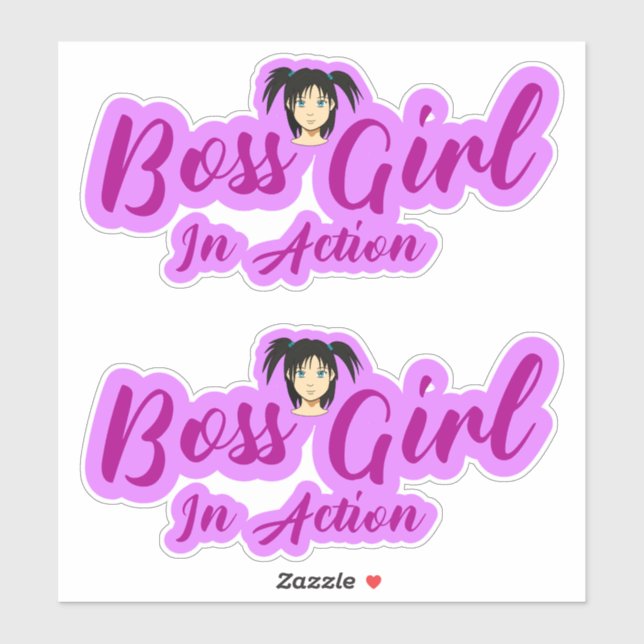 Boss Girl | Office Humor |  Sticker (Sheet)