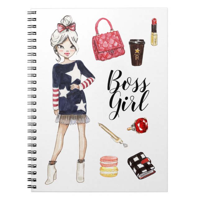 Boss girl planner notebook (Front)