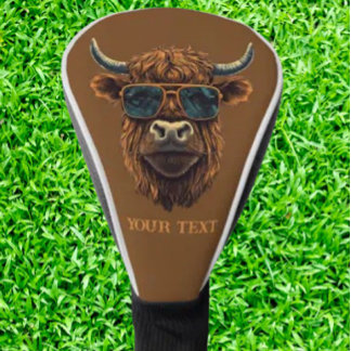 BOSS HIGHLANDER COW Golf Head Cover