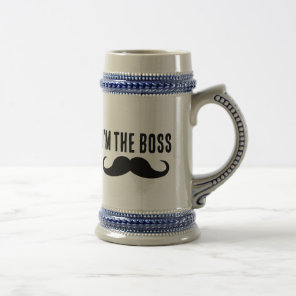BOSS I'M THE BOSS BEER STEIN AND COFFEE MUGS