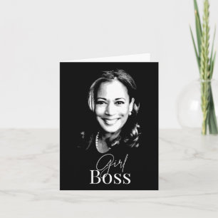 Boss Kamala Harris For Liberal Democrats Card