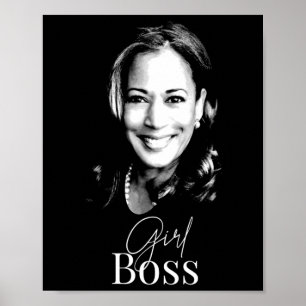 Boss Kamala Harris For Liberal Democrats Poster