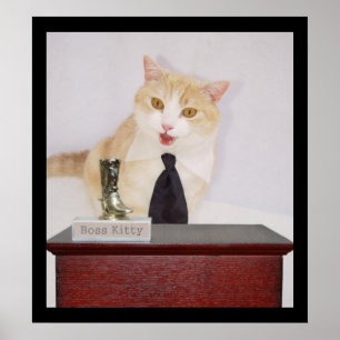 Boss Kitty Poster