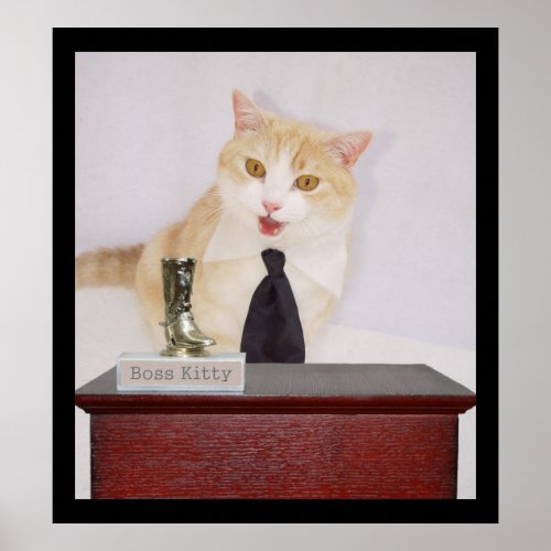 Boss Kitty Poster