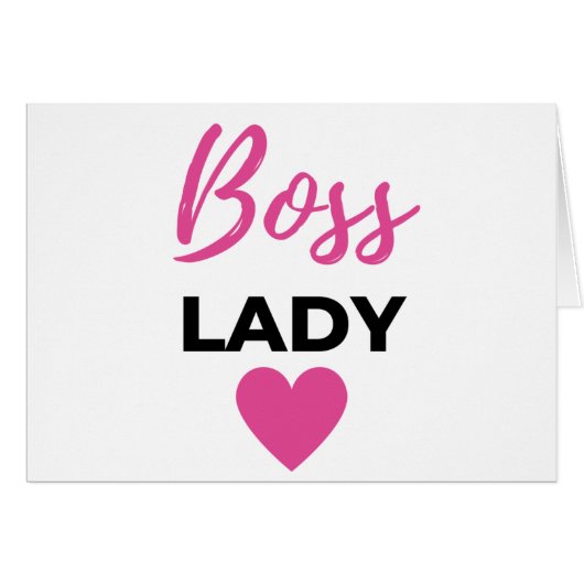 Boss Lady 2 Cards (Front Horizontal)