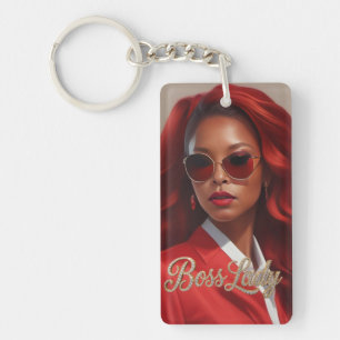 Boss Lady Acrylic Keychain